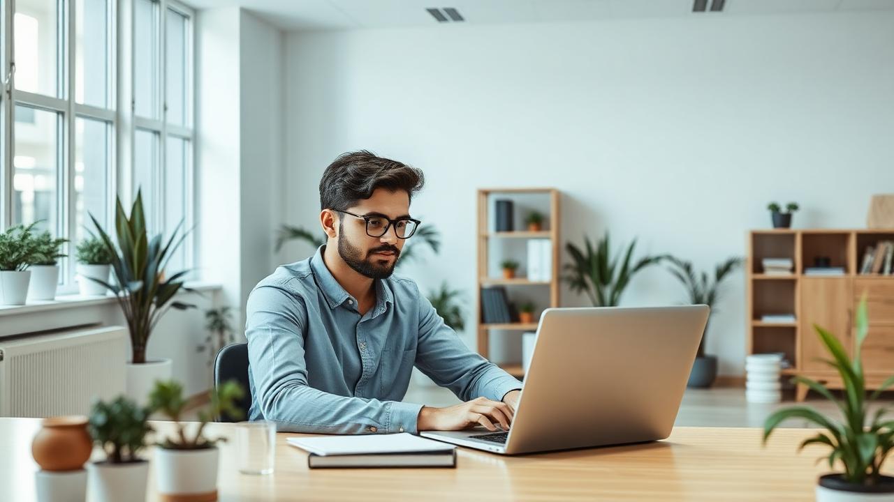 Mortgage loan officer reviewing documents