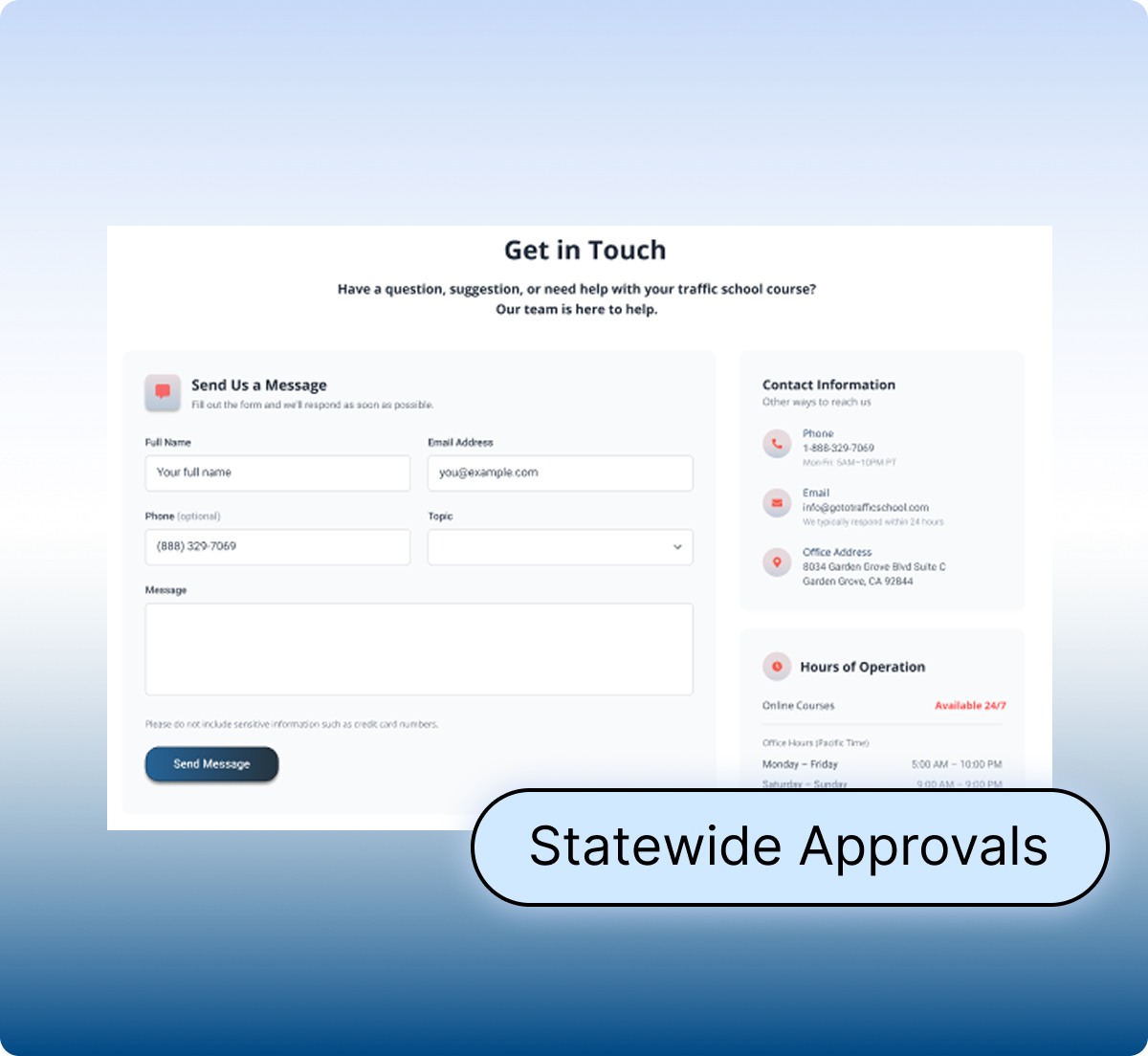 Multi-State Regulatory Approvals